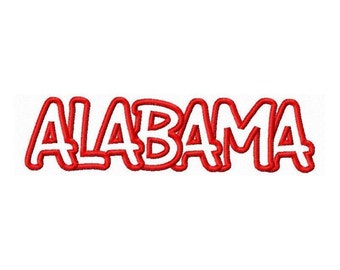 Instant Download Alabama Embroidery Machine Applique Design- 662