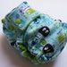 One Size Fitted Cloth Diaper Aqua Ooga