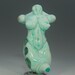 Green Tea Goddess- Lampwork Sculpture Pendant Bead- SRA