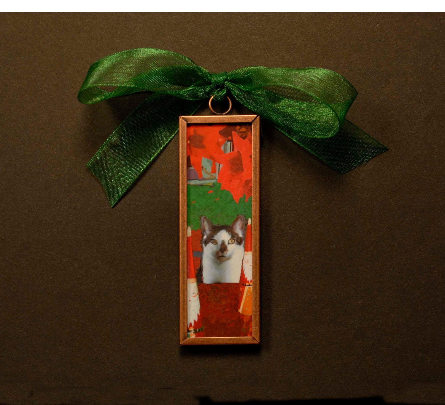 Christmas Tree Ornament-Cat and Santas