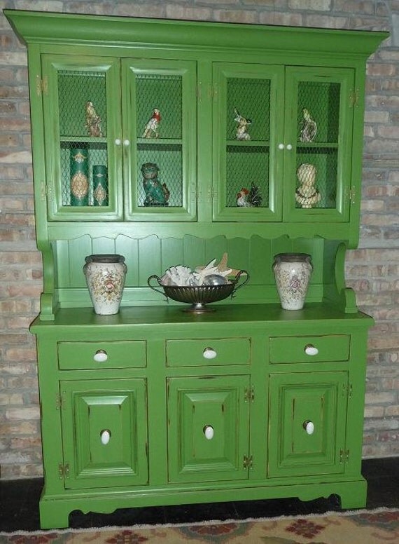 Vintage Green Hutch