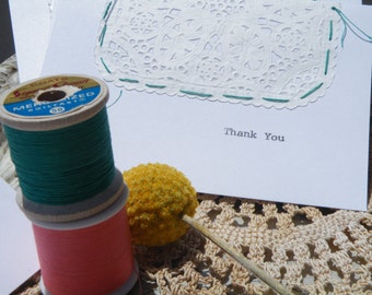 50% off this item, enter LOVE99 at checkout, Wedding, Thank You, Mini Note Cards, Set of 4