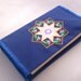 Kaleidoscope Embroidery On Fabric Book Cover With Bookmark On Sale