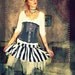 Black and White Striped Lovely Lolita Skirt.. WITH 10.00 dollars off for Rebecca