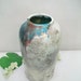 Raku-Pit Fired Crackle Vase