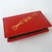 Vintage Red Vinyl Sewing Kit