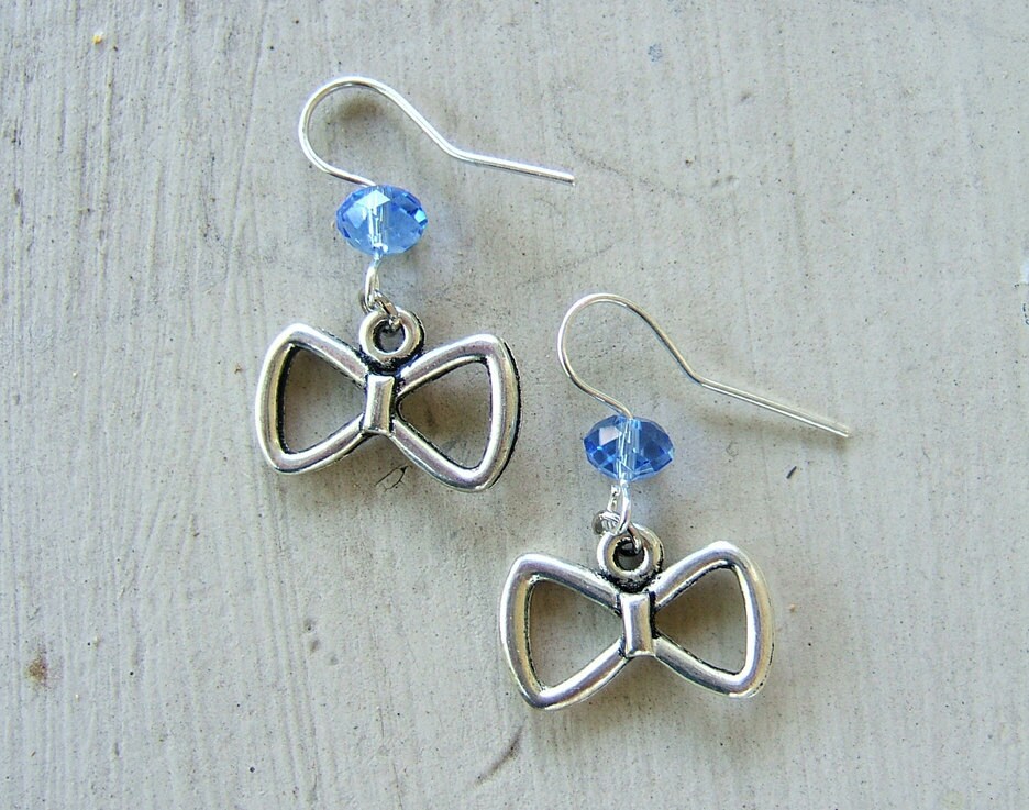 Bow Ties Are Cool Earrings by MistressJennie on Etsy