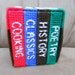 Book Coasters with Holder Set