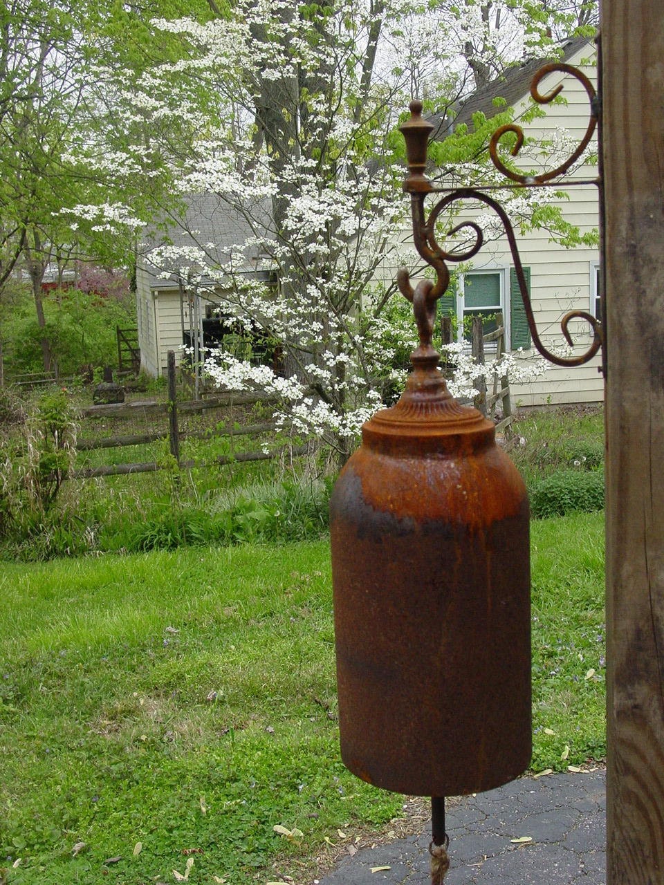 Handcrafted Ornamental Functional Garden Bell/Gong
