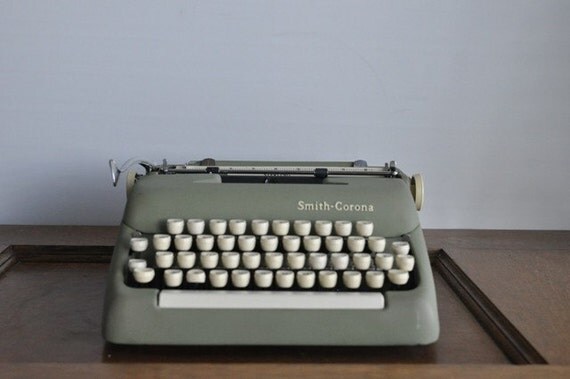 Vintage Smith Corona Sterling Typewriter