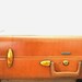 Vintage Samsonite Suitcase Large Caramel Brown
