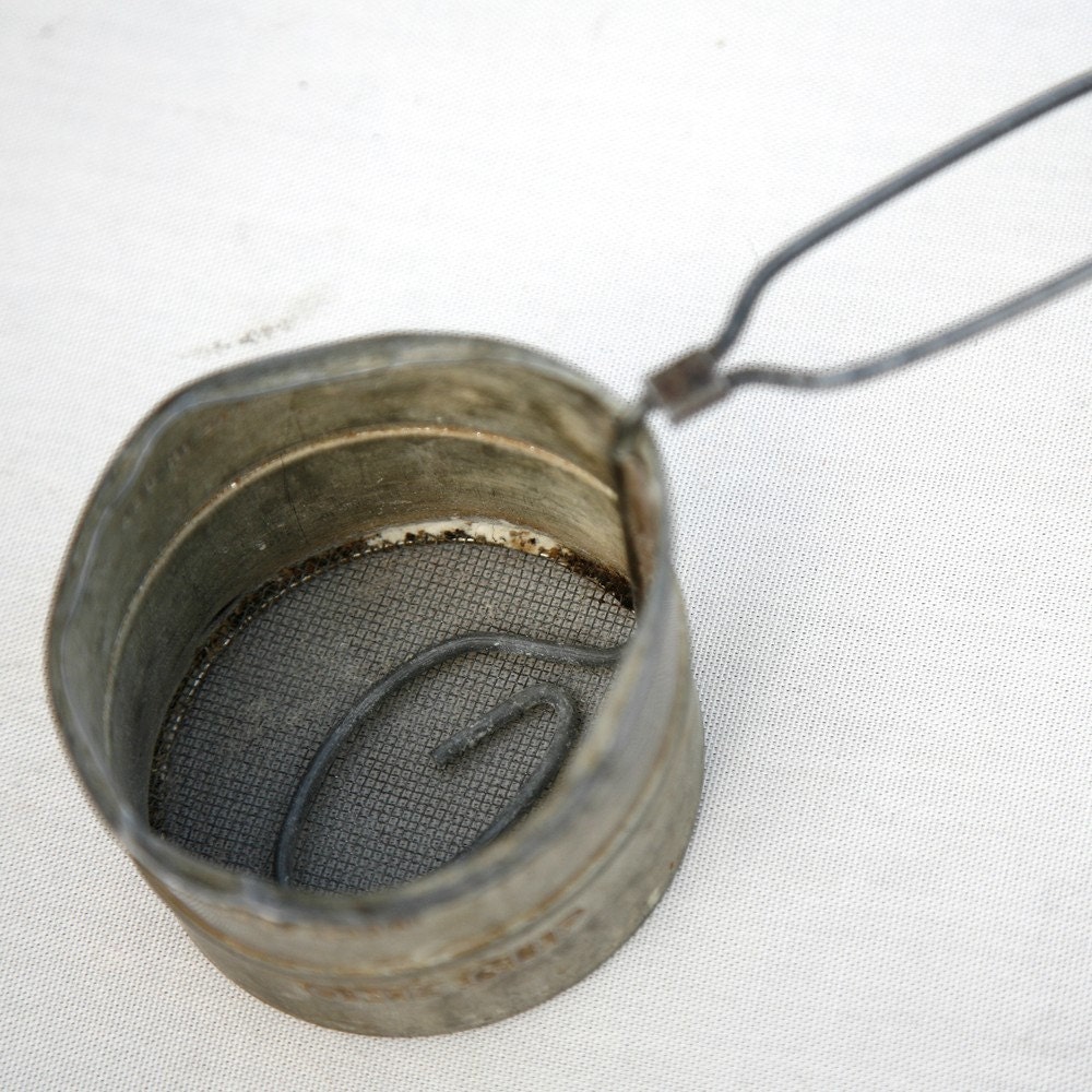 Vintage Aluminum Flour Sifter Shaker