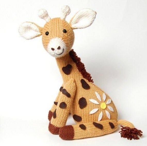 NEW PDF Knitting Pattern for Jasmine the Giraffe Instant