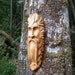 handmade hand carved wood spirit sculpture