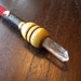 SALE - Red "Fire Element" Magic Wand with Quartz