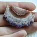 Brazilian Amethyst Druzy Stalactite Pendant Bead c1