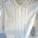 Steampunk blouse, Goth, Victorian blouse, Lacy blouse, tucks