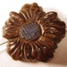 Boulder Opal Carved Opal Flower Bead - Australian Boulder Opal Bead Flower Bead Hand Carved