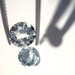 RESERVED for jbgrant2 Aquamarine 6mm Brilliant Checker Cut Gem Stone Round Pair of 2 Stones