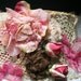 sash, marie antoinette, shabby chic,bridal sash, lace sash, victorian sash, lolita, accessoires, women,pink velvet,flowers,jane austen