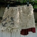 skirt,eco chic,bohemian, textured,cream, shabby chic, womens fashion, romance, jane austen, mini skirt, pixie skirt,summer fashion