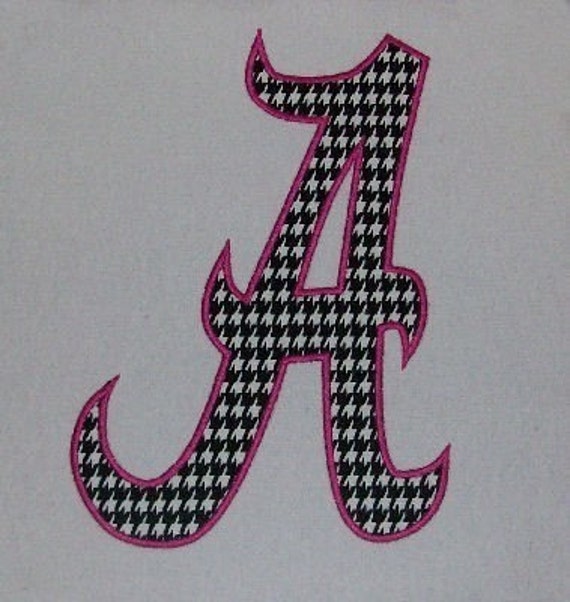 XL Cursive Embroidery Machine Applique Alphabets Fonts and