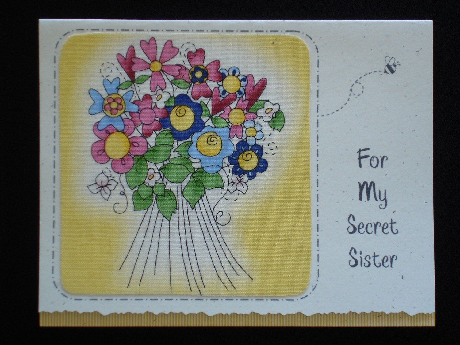 secret sister birthday card by lynelle fb45 designed with