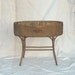 On reserve for Leopet. Antique Natural Wicker Planter / Plant Stand, late 19th early 20th Century