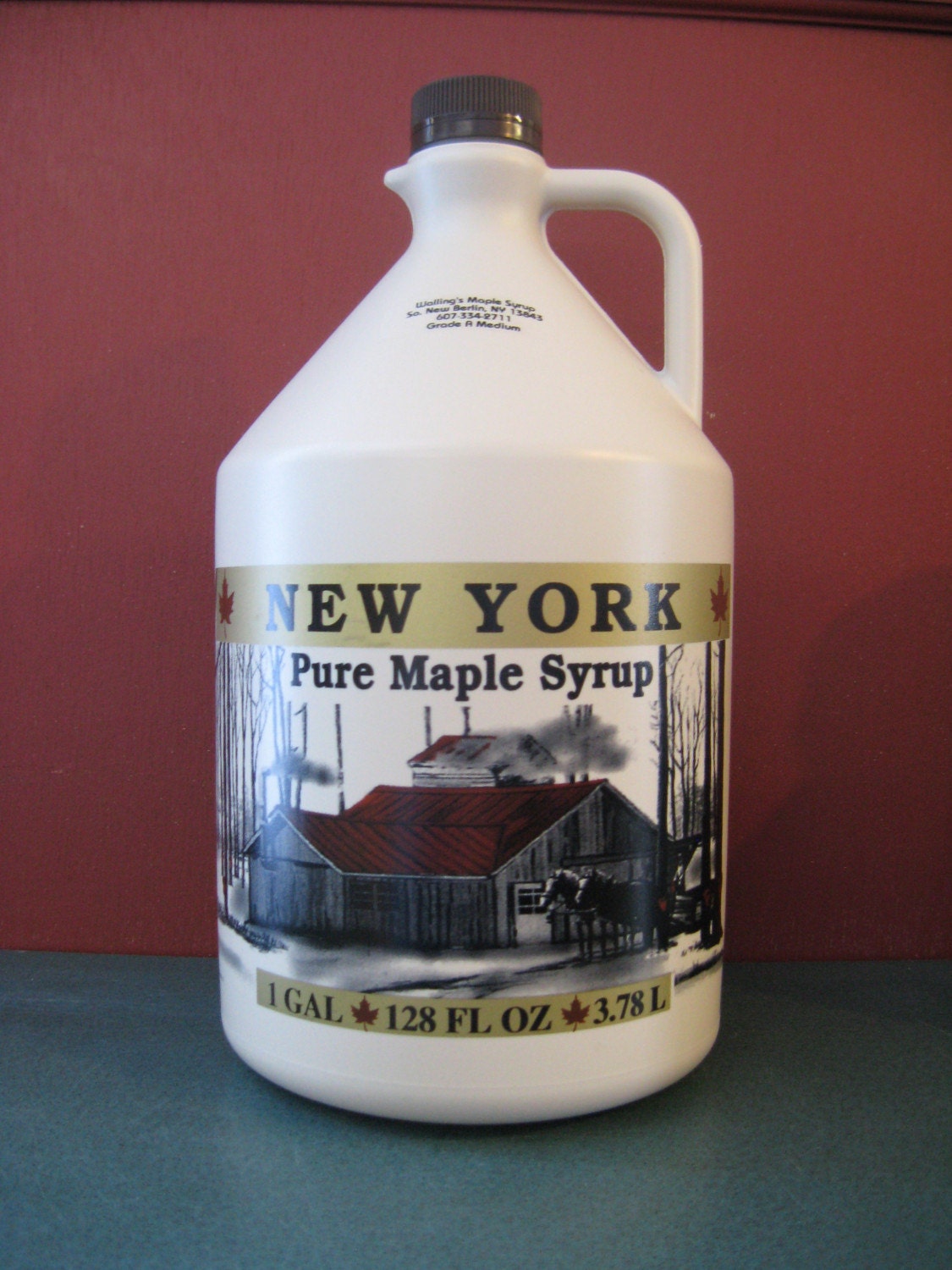 Gallon 100 Percent Pure Maple Syrup Grade A Medium
