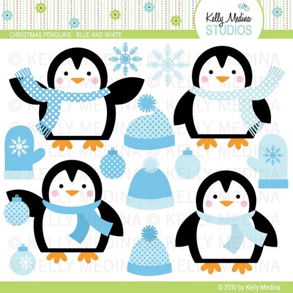 winter penguin clip art - photo #49