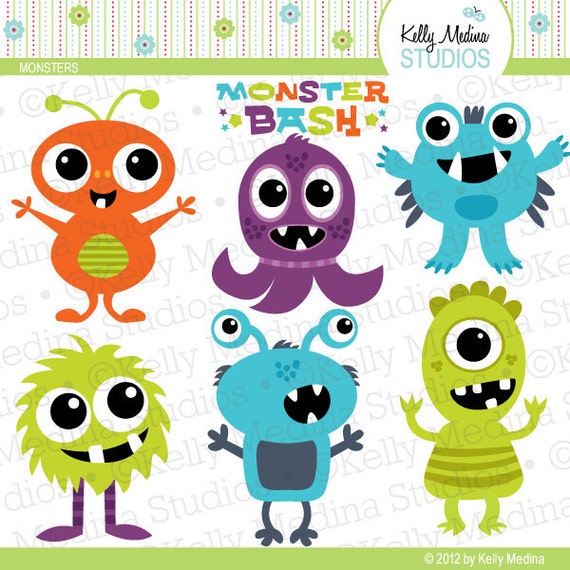 monster clipart etsy - photo #26