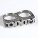 FLASH SALE DOOM Two Finger Sterling Silver Ring 30% off