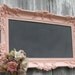 HOLLYWOOD REGENCY WEDDING Chalkboard Pink Baroque Ornate Girl Nursery French Country Kitchen 36inx21in Shabby Chic Cottage Romantic