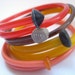 Upcycled Knitting Needle Bracelets Autumn Warmth Medium