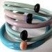 Vintage knitting needle bracelets Violet Sky Medium