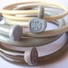 Recycled Knitting Needle Bracelets Natural Large