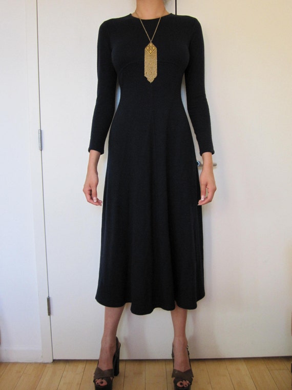 ann taylor navy blue dress
