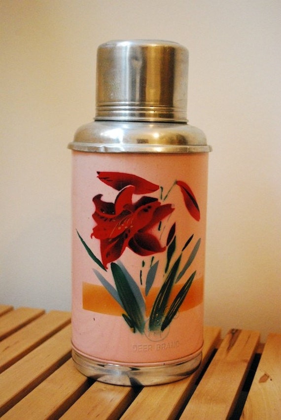 Vintage Deer Brand Thermos