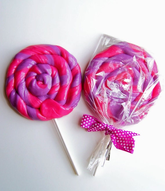 Extra Large Twisted Lollipops Many Flavors