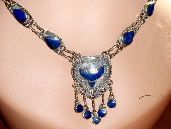 Ethnic tribal eastern necklace pendant by Georgiasita on Etsy