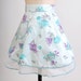 1950's Purple and Blue Floral Reversable Apron