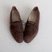 Size 9 Vintage 90s Brown Suede Lace Up Oxfords 40