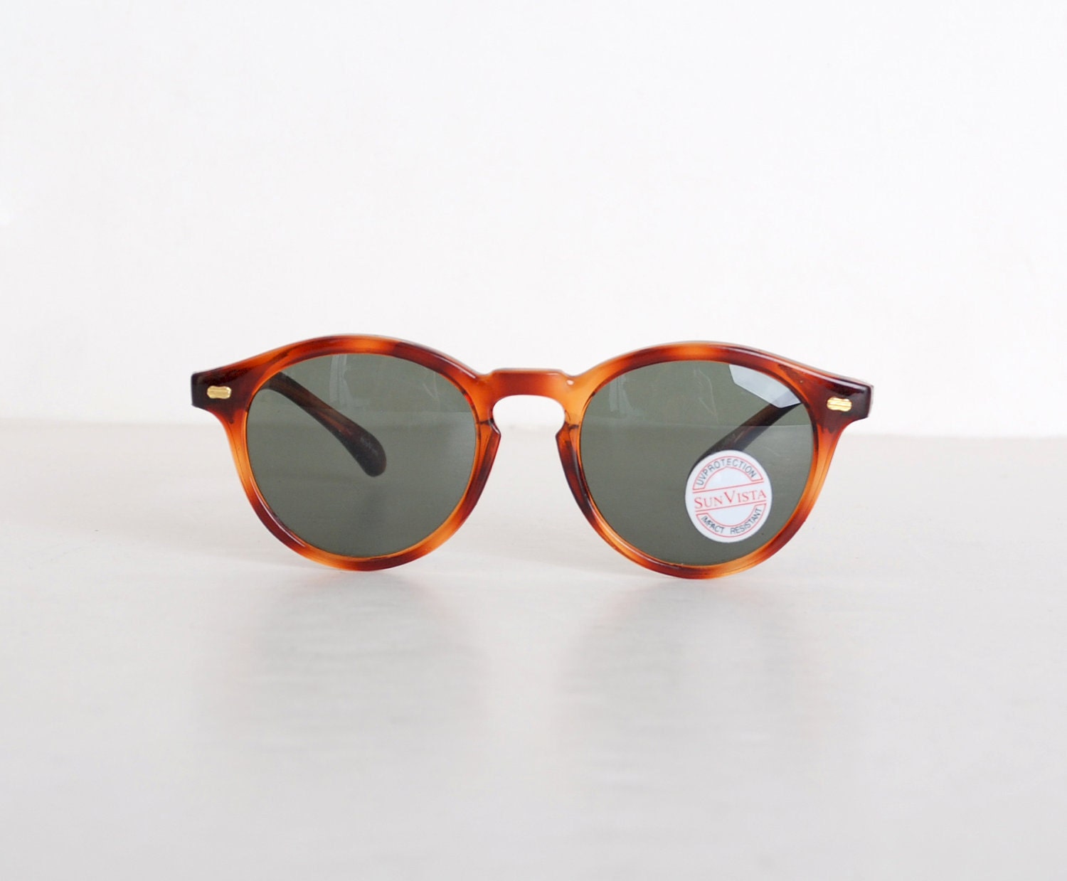 Vintage 90s Grunge Tortoise Sunglasses Shades 