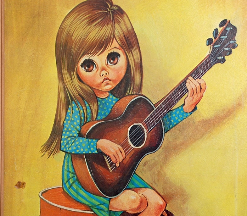 big eyed doll paintings