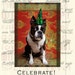 Boston Terrier Birthday and Celebrate Handmade Cards Set of Two