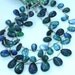 New Arrival, Green-Blue Mystic Kyanite Smooth Pear Shape Briolettes, 11-14mm Long Amazing Item,Exclusive Item At Our Shop,Promotional Price