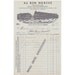 PARIS FRANCE 1909 Invoice Au Bon Marche