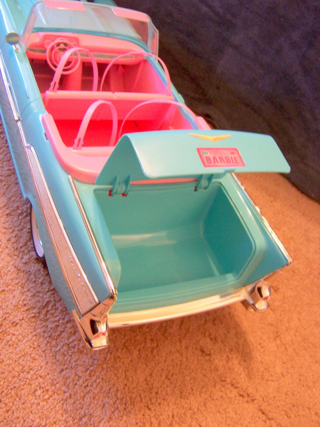 Mattel 1988 Barbie '57 Chevy convertible car by VintageOrphanage