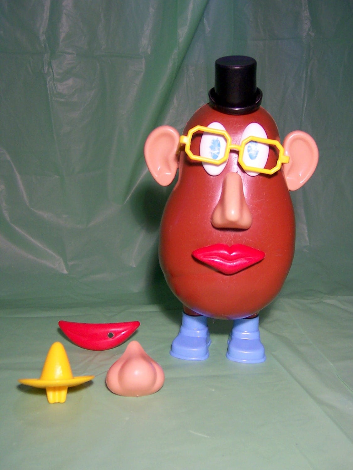 vintage Mr. Potato Head with accessories 1973