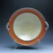 Soda Fired Shallow Serving Bowl